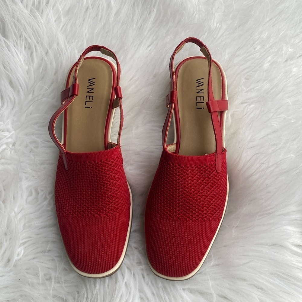 VANELi Womens Grace Round Toe Slip On Wedge Sandals Size 7M - Picture 3 of 11